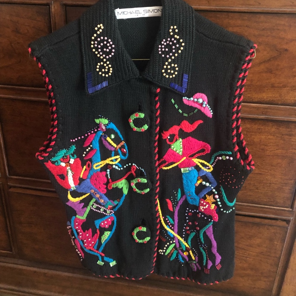 Michael Simon vintage cowboy vest